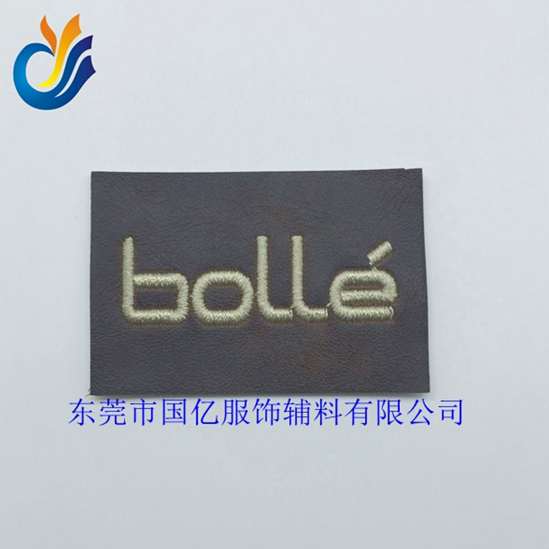 高周波絲印電壓皮革章